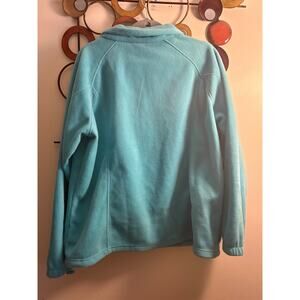 Columbia women’s teal 1x fleece jacket